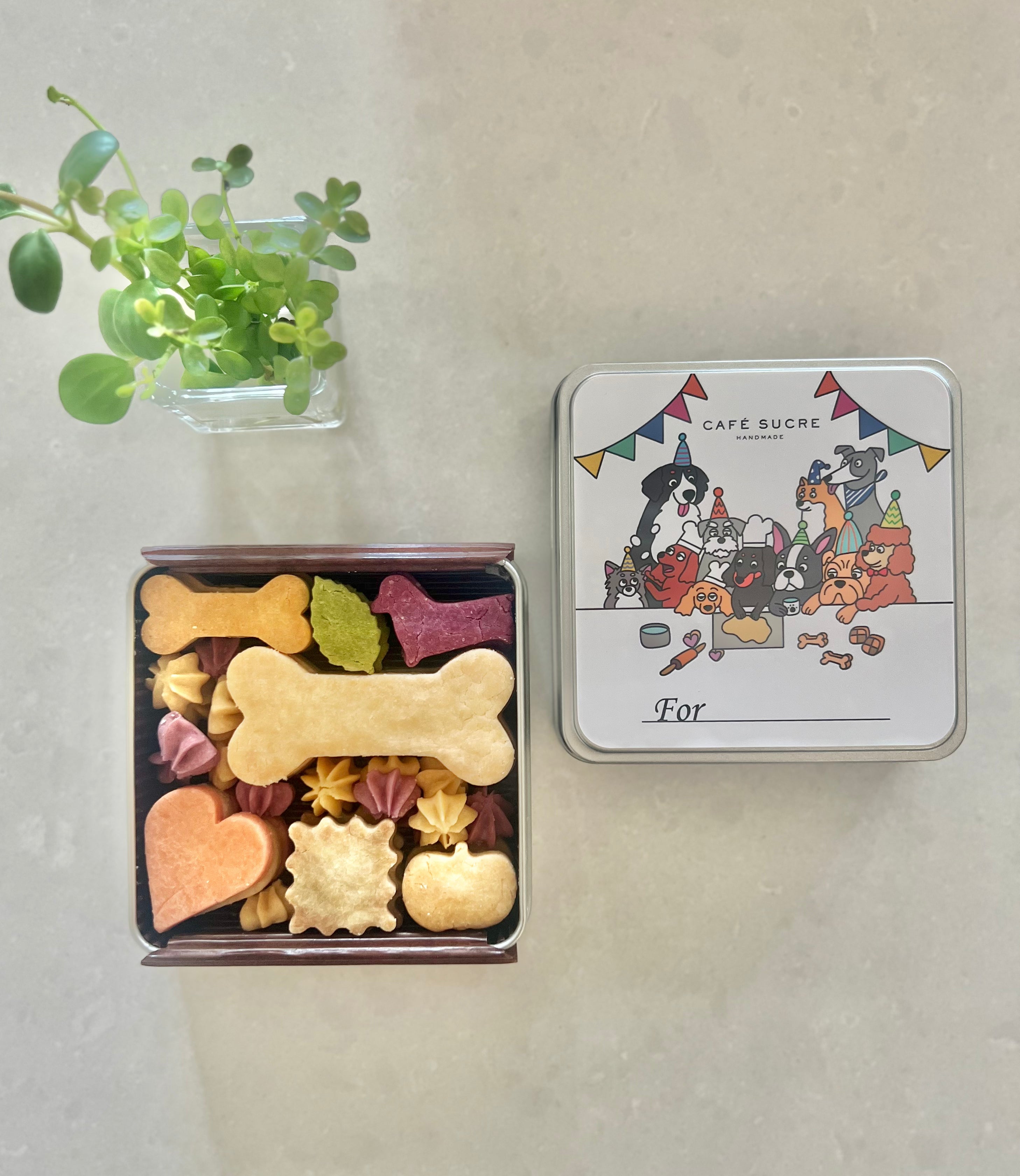 わんこのクッキーパーティー缶 – カフェシュクル