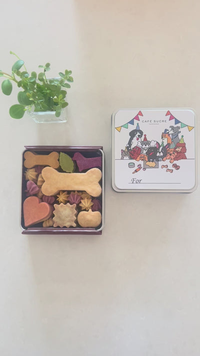 わんこのクッキーパーティー缶